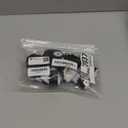 YAODHAOD Dog Shoes for Winter, Dog Boots & Paw Protectors, Fleece Warm Snow Booties for Puppy with Reflective Strip Anti-Slip Rubber Sole for Small Medium Size Dogs, Size 5: 1.9"x1.5" (L*W), Black