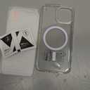 FNTCASE for iPhone 15 Case Clear: iPhone 14/13 Case Magnetic Phone Cases with Screen Protector Compatible with Magsafe Slim Anti Yellowing Rugged Protective Transparent Cell Cover (A-Clear)