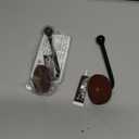 2 Pack Adhesive Curtain Holdbacks no Drill Wood Curtain Tiebacks Wall Mounted Curtain Pull Backs Curtain Tie Backs for Drapes (Black)