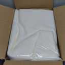 Fokitut 6 Pack Rectangle Tablecloth, 60x102 Inch, Stain Resistant and Wrinkle Polyester Table Cloth, Fabric Table Cover for Kitchen Dining, Wedding, Party, Holiday Dinner-Ivory