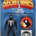 Secret Wars #1 Comic Book Variant with Black Costume Spider-Man Action Figure Art on Cover by John Tyler Christopher (Not an Actual Toy)