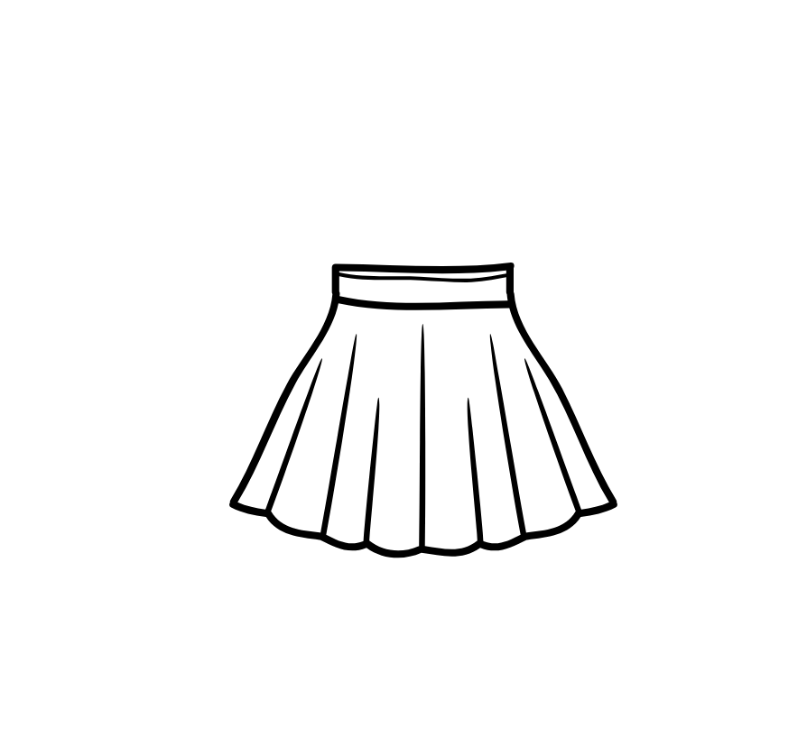 Women's Corduroy High Waist Front Pocket Long Skirt XL