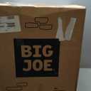 Big Joe Lazy Lounger No Inflation Needed Pool Float with Footrest and Headrest, Quick Draining Fabric (Tropical Palm Green)