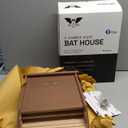 BIGBATBOX Wooden Large Bat House for Outdoors - 2 Chamber, Brown, Fits Up to 75 - Proven Backyard Bat Box Kit Design for Attraction