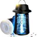 Bug Zapper Outdoor Indoor, Mosquito Zapper, Fly Trap, Waterproof Insect Killer, 3800V Electric Fly Zapper for Home, Patio, Camping, Kitchen