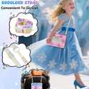 ATESSON for Samsung Galaxy Tab A9 Plus Case Kids Girls 11 inch Tablet Ca-se 2023 with Kickstand Shoulder Strap Heavy Duty Protective Cover for Samsung Galaxy Tab A9+ 5G Case Pink