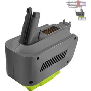 V10 Adapter for Ryobi 18V Lithium Battery Convert to for Dyson V10 SV12 Animal Absolute Motorhead Fluffy Total Cordless Stick Vacuum Cleaner (only Adapter)