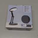 One Fire Cordless Desk Lamp,Dimmable Small Battery Powered Lights,3600mAh Rechargeable Wireless Table Lamp,Mini Lamp&Portable Light for Bed,Book Reading,Home for Small Spaces,Nail Light,Craft,Office (White)