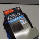 Hanes Men's Total Support Pouch Trunks, Cotton Stretch Underwear for Men, 3-Pack Black/Blue, M