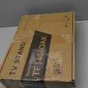 Rfiver Rolling TV Stand for 32 to 55 60 Inch TVs up to 88lbs, Height Adjustable Mobile TV Stand with Wood Base, Space-Saving Design Tall TV Cart Floor Stands for Living Room, Bedroom, Corner (White)