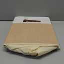 Large Toy Storage Box with Lid, Sturdy Toys Storage Chest Bin Organizer Basket with Dividers for Kids, Boys, Girls, Nursery, Closet, Bedroom, Playroom 25"x13" x16" (Beige and White)