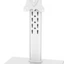 MOUNT PRO Single Monitor Stand Fits Max 32 inch Screen, Free-Standing Computer Desk Stand, Display Mount with Height Adjustable, Swivel, Tilt, Rotation, VESA Monitor Stand 100x100, White