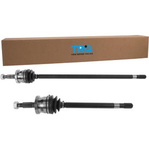 TRQ Front CV Axle Shaft Assembly Set Driver & Passenger Side Compatible with 1999-2004 Jeep Grand Cherokee