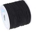 1mm Black Elastic Cord Beading Thread Stretch String for Bracelet Making