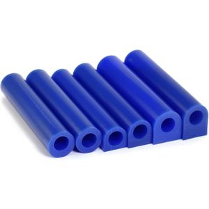 Yoption 6 Pcs Casting Wax, Carving Wax Ring Hole Tube for Making DIY Jewelry Ring Casting Mold and Craft Making, Blue