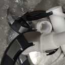 GANIZA Food Processors, Electric Food Chopper with Meat Grinder & Vegetable Chopper - 2 Bowls (8 Cup+8 Cup) with Powerful 450W Copper Motor - Includes 2 Sets of Bi-Level Blades for Fruits/Meat/Nuts (Black)