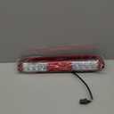 Third 3rd Brake Light, LED High Mount Stop Light for 1999-2007 Chevy Silverado GMC Sierra 1500 2500 3500 HD Classic, Rear Center Cab Roof Tail Cargo Lamp, Red Lens