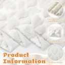 Moukeren Valentines Heart Throw Blanket 5060 - 3D Jacquard Heart Throw Blankets, Soft Cozy Romantic Valentines Gifts for Bed Couch Sofa Home Decor