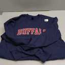 Ivysport Cotton Long Sleeve T-Shirt with Classic Logo School Color, Unisex Buffalo Size Medium