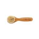 Facial Cleansing Brush - Natural Bristle Wood Handle, 2 pack