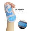 Semme Left Hand Thumb Splint for Kids, Thumb Wrist Stabilizer, Thumb Brace Corrector, with Finger Sleeve, Joint Correction Support Brace, (s)