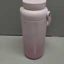 Breast Milk Cooler Bottle - 12H+ Ice-Cold/24H Safe Storage, Compatible with Spectra Pumps, TSA Approved Travel Chiller, 18oz (2x9oz) Lightweight Leakproof Container for Work, Pink