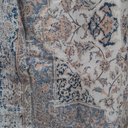 Vhong Boho Area Rugs Vintage Washable Modern Neutral Large Carpet Tan and Blue 810 High Traffic Rugs for Dinning Room Living Room Bedroom Farmhouse Non Slip