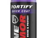 SHINE ARMOR Fortify Quick Coat  3-in-1 Ceramic Coating Spray (8oz) | Waterless Wash, Shine & Protection | Streak-Free, Hydrophobic Car Wax for Paint & Trim
