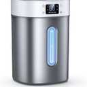 4L Ultrasonic Cool Mist Humidifier with 304 Stainless Steel Tank, Auto Humidity Control, Night Light, and Timer  For Large Rooms and Baby