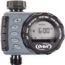2 pack Orbit Digital Hose Sprinkler Irrigation Timer for Vacation Lawn, Plant, and Garden Watering (1 Valve)