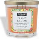 Tuscany Candle Island Nectar Long-Lasting Scented Jar Candle, 14 oz
