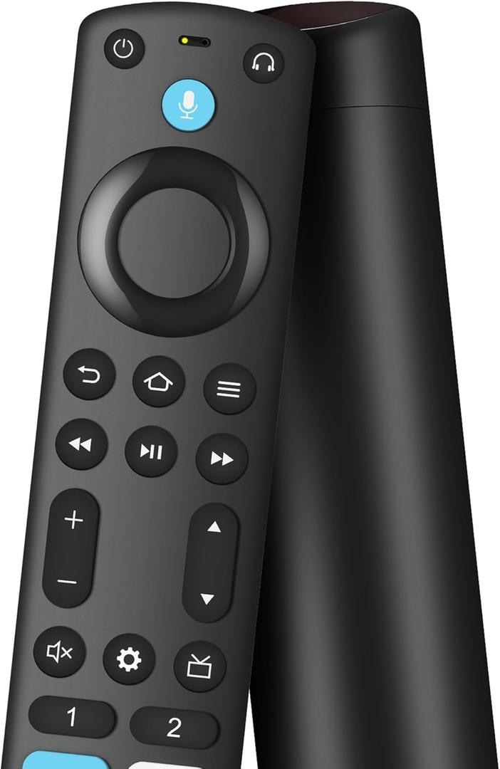 Voice Remote Control Replacement for TV Stick/TVs Cube/Lite/Stick HD, Smart TV Stick 4k and 4k Max, Compatible with Insignia/Toshiba/Pioneer Smart TVs