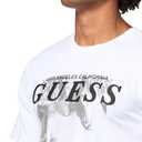 GUESS Men's Eco Foil Box Tee (XX-Large, Pure White)