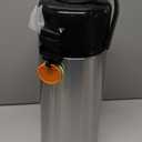 Winco 2.5 Liter Glass Lined Airpot, Push Button