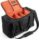 Fitdom Sneaker Bag for Travel, Sneakerhead gift, Sneaker Duffle Outdoor Sports Gym Bag, A Multi-functional Duffel Bag with 3 Adjustable Dividers, & Shoulder Strap. TSA Carry-On Size Approved