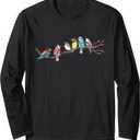 Birds On A Branch - Birding Bird Watching Bird Watcher Long Sleeve T-Shirt