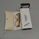 Madison Avenue Blue Light Blocking Glasses Anti Eyestrain UV Glare Blue Light Glasses for Women with Case, TV Phone Computer Gaming Eyeglasses (Coffee Brown)