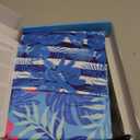 Inflatable Swimming Pool Noodle, 2 Pack Soft Fabric Quick Drying Covered Large Pool Floats Noodles, Premium Buoyancy Swim PoolFloats with Portable Storage Bag for Pool Party Toy (A-Tropical/Plants)