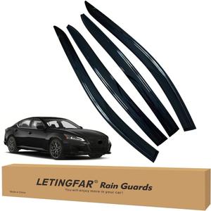 Window Visors Rain Guards for Nissan Altima 2019 2020 2021 2022 2023 2024 Accessories, Wind Deflectors Vent Shades for Nissan Altima