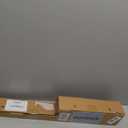 Ivilon Drapery Treatment Window Curtain Rod - Acrylic Ball 1 inch Pole. 28 to 48 Inch. Warm Gold