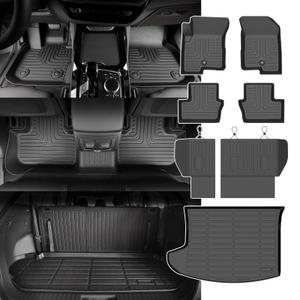 for Volvo S60 Floor Mats 2019-2025, All Weather Car Mats Cargo Liner Accessories