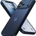 Eastinbox for iPhone 17 Pro Max Case [16FT Military Grade Shockproof], Anti-Slip Anti-Scratch, Slim Translucent Frosted Matte Phone Cover, Case for i Phone17 Pro Max 6.9", Frosted Blue