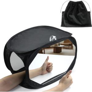 Mirror Therapy Box for Hand Stroke and Hand Rehabilitation, Hand Rehabilitation Equipment, Lightweight Foldable Design, Hand Recovery Aid for PLP, CRPS, Nerve Injury Recovery