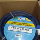 U.S. Pool Supply Pool Vacuum Hose - 1-1/2" x 50' Professional Heavy Duty Pool Hose for Inground, Spiral Wound with Kink-Free Swivel Cuff - Connect to Vacuum Heads, Skimmer, Cleaner, Filter Pump Inlet