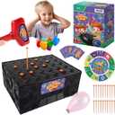 2 x Balloon Popping Game Whack a Bang Tricky Tabletop Board Game Night for Family Party Blast Pop Explosion Box Balloon Toy for Kids and Adults