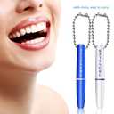 Portable Tools Set - 2Pcs with Keychain, Tartar Scraper & Eraser for Travel & Home Use, Compact Oral Kit