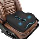 Car Seat Cushion for Truck and Car Drivers - Prevents Bedsores & Relieves Long-Drive Pain, Therapeutic Support for Sciatica, Hemorrhoids, Tailbone and Prostate, Enhanced View with Anti-Slip Base