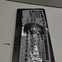 Silent Wireless Keyboard and Mouse Combo - Keyboard with Large Print Cover, 2.4GHz Full-Sized Ergonomic Keyboard with Wrist Rest and Mouse for Laptop, PC, Notebook, Desktop (Black)