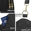 2 x Fashion Belt Bag Waist Pack Sling Waist Bag Sling Chest Waist Pack with Ajustable Strap Small Fashion Sling Pack Causal Travel Black