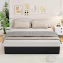 Awesofurni King Box Spring, 10 Inch High Profile King Size Box Spring Only, Black 3000 lbs Heavy Duty Metal Frame Mattress Foundation with Fabric Cover, Easy Assembly-Noise Free